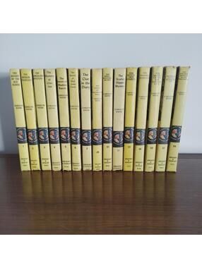 15 Lot of Nancy Drew Mystery Vintage Matte Cover Hardcover Books Carolyn Keene